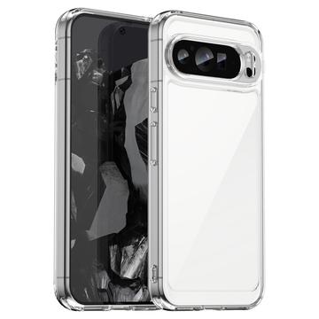 Google Pixel 9 Pro XL Anti-Shock Hybride Hoesje - Doorzichtig