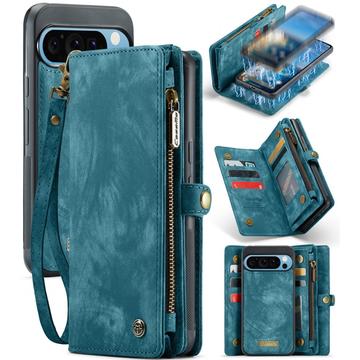 Google Pixel 9 Pro XL Caseme 008 2-in-1 Multifunctionele portemonneehoes - Blauw