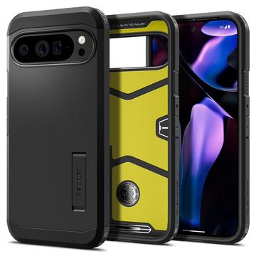 Google Pixel 9 Pro XL Spigen Tough Armor Hoesje - Zwart