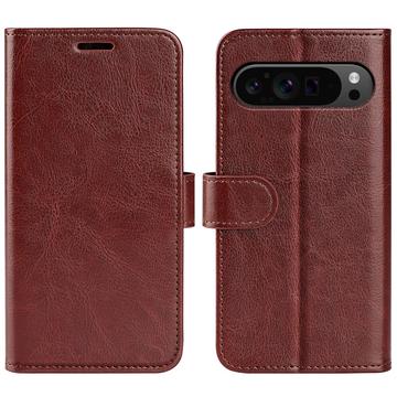 Google Pixel 9 Pro XL Wallet Case met Magnetische Sluiting - Bruin