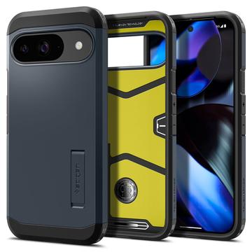 Google Pixel 9/9 Pro Spigen Tough Armor Hoesje - Metalen leisteen