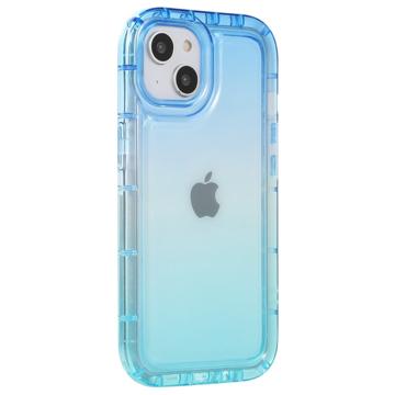 Overgangskleur iPhone 14 Plus TPU Hoesje - Blauw