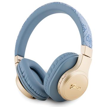 Guess 4G Script Logo - Bluetooth Stereo Over-Ear Koptelefoon - Blauw