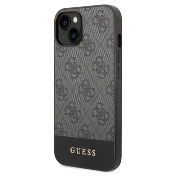 Guess 4G Stripe iPhone 14 Plus Hybrid Case - Grijs