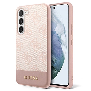Guess 4G Stripe Back Case - Samsung Galaxy S23+ (S916) - Roze