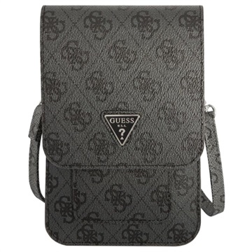 Guess 4G Triangle Logo Smartphone Schoudertas - Zwart