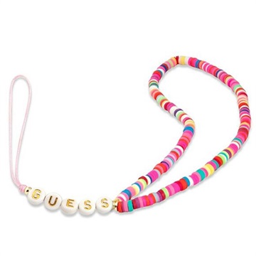 Guess Heishi Beads Band voor Smartphone - Roze / Kleurrijk