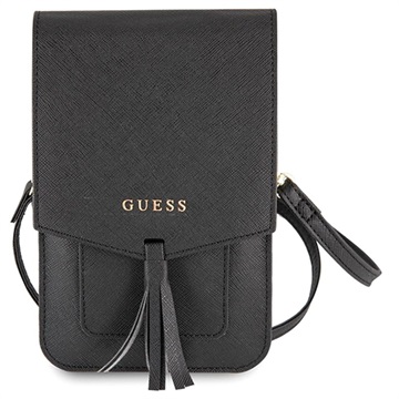 Guess Saffiano Look Handtas GUWBSSABK - Zwart