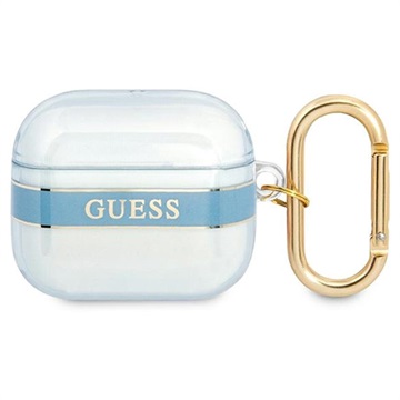 Guess Strap Collection AirPods 3 TPU Case - Blauw