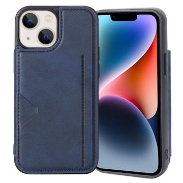 Hanman Mika iPhone 14 Hoesje met Portemonnee - Blauw