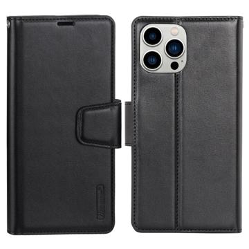 Hanman Mill iPhone 14 Pro Portemonnee Hoesje - Zwart