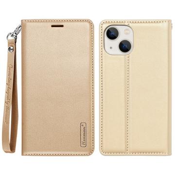 Hanman Minor iPhone 14 Plus Portemonnee Hoesje - Goud