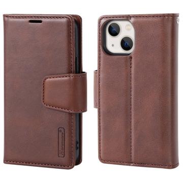 Hanman Miro2 iPhone 14 Portemonnee Hoesje - Bruin