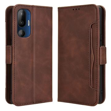 HTC U24 Pro Cardholder Series Portemonnee Hoesje - Bruin