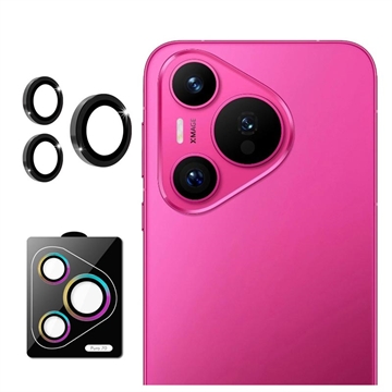 Huawei Pura 70 Hat Prince Camera Lens Glazen Protector - Zwart