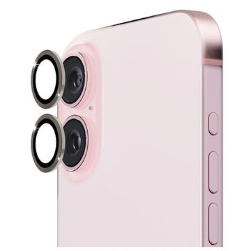 iPhone 16 Hat Prince Camera Lens Glazen Protector - Grijs