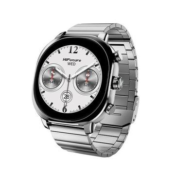 HiFuture Aix Smartwatch Heren - 1.43 Amoled Display Tot 10 Dagen Batterijduur, 1 ATM Waterdicht - Hartslagmeter - Draadloos Bellen - Fitness Tracker en Slaapmonitor, AI-verbeterde