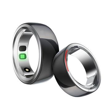 HiFuture Smart Ring voor mannen en vrouwen slaap- en fitnesstracker met continue hartslag, 5ATM waterdicht, gezondheidsmonitoring, bloedzuurstof, lichaamstemperatuur, sportgezondhe