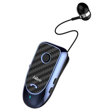 Hileo Hi60 Bluetooth-headset met Intrekbaar Oorteliepje - Blauw