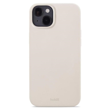 iPhone 15 Plus Holdit Silicone Hoesje - Licht Beige