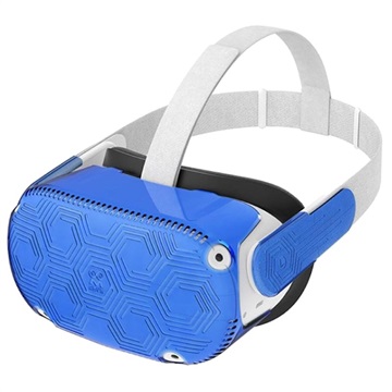 Honingraat Krasbestendige Oculus Quest 2 Case - Blauw