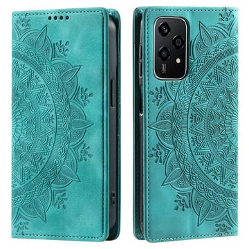 Honor 200 Lite Mandala Series Portemonnee-hoesje - Groen