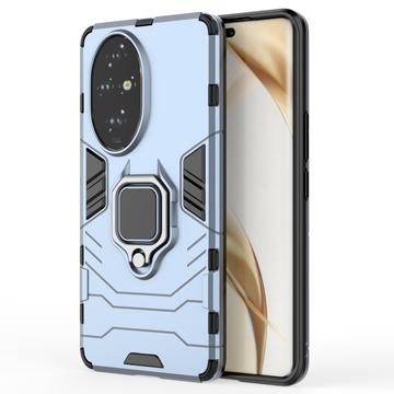 Honor 200 Pro Hybride Hoesje met Ringhouder - Blauw