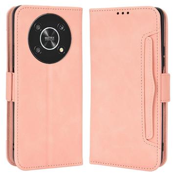 Honor Magic4 Lite/X30/X9 5G Cardholder Series Portemonnee Hoesje - Roze