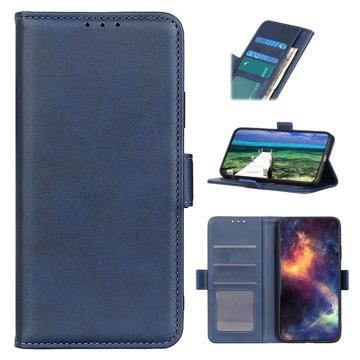 Honor Magic4 Wallet Case met Magnetische Sluiting - Blauw