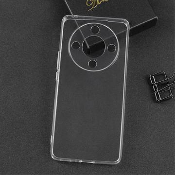 Honor Magic6 Lite/X9b Antislip TPU Hoesje - Doorzichtig