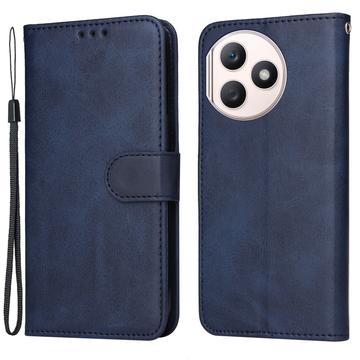 Honor X50i+ Wallet Case met Magnetische Sluiting - Blauw