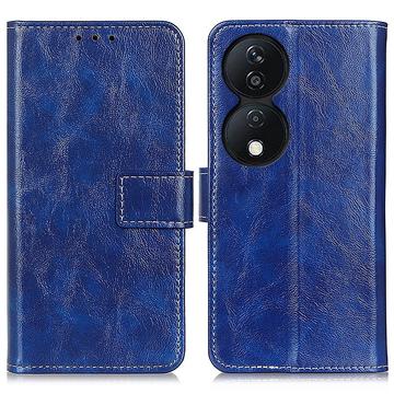 Honor X7b Wallet Case met Magnetische Sluiting - Blauw