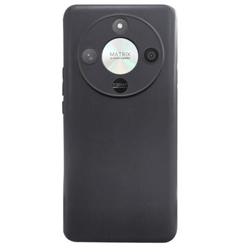 Honor X9b Anti-Vingerafdruk Mat TPU Hoesje - Zwart