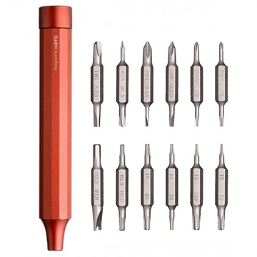 Hoto P1 24-in-1 Magnetische Precisie Schroevendraaier Set - Rood