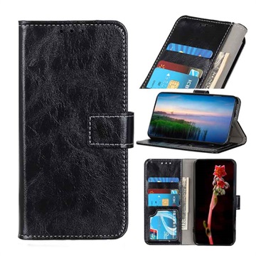 Honor 30S Wallet Case met Standaardfunctie - Zwart