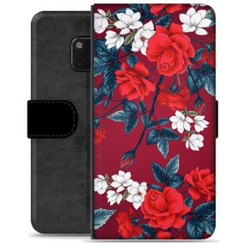 Huawei Mate 20 Pro Premium Portemonnee Hoesje - Vintage Bloemen