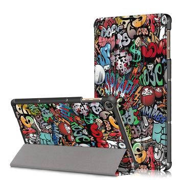 Huawei MatePad T10/T10s Tri-Fold Series Smart Folio Case - Graffiti