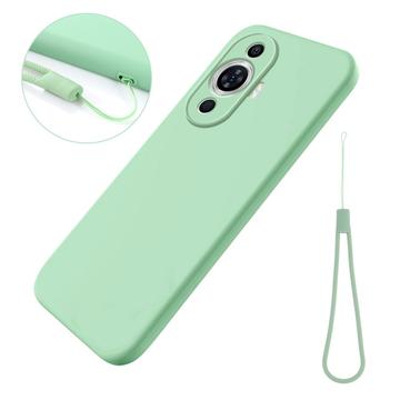 Huawei Nova 12s Liquid Siliconen Hoesje - Groen