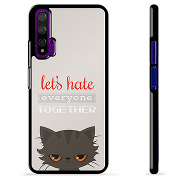 Huawei Nova 5T beschermhoes - Angry Cat