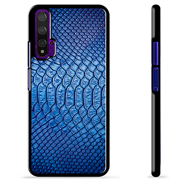 Huawei Nova 5T Beschermhoes - Leder