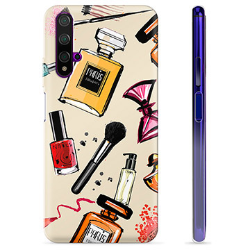 Huawei Nova 5T TPU-hoesje - Make-up