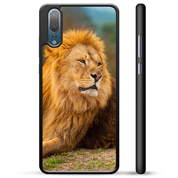 Huawei P20 Beschermhoes - Leeuw