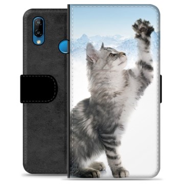 Huawei P20 Lite Premium Wallet Case - Kat