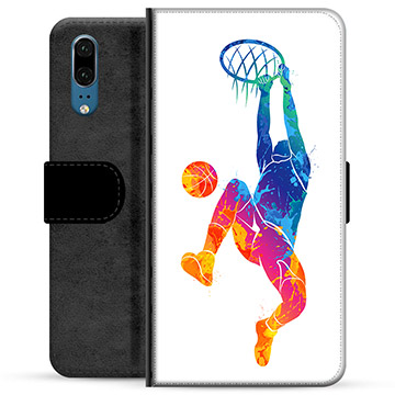 Huawei P20 Premium Portemonnee Hoesje - Slam Dunk