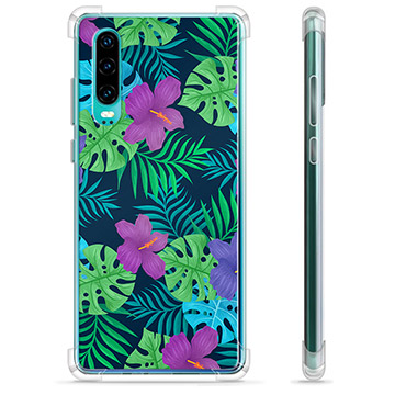 Huawei P30 Hybrid Case - Tropische Bloem