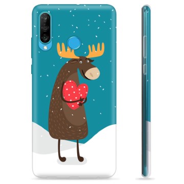 Huawei P30 Lite TPU Hoesje - Schattige eland