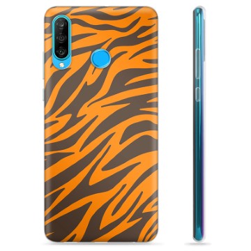 Huawei P30 Lite TPU Hoesje - Tijger