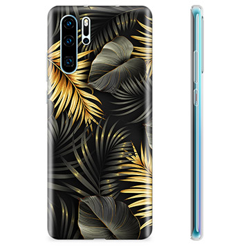 Huawei P30 Pro TPU Hoesje - Gouden Bladeren