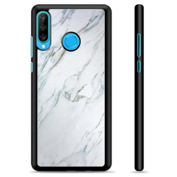 Huawei P30 Lite Beschermhoes - Marmer