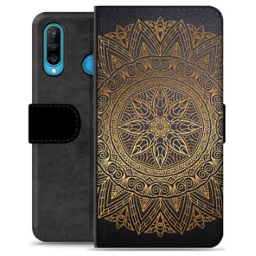 Huawei P30 Lite Premium Portemonnee Hoesje - Mandala